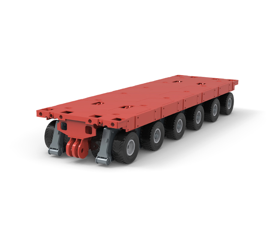 KTSP-6 Samohybný modulární transportér se 6 nápravami (SPMT)