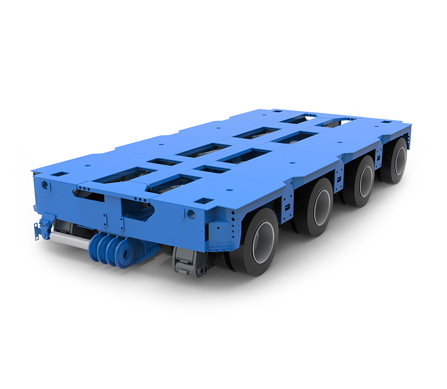 KTG-4 hydraulický nápravový řadový přívěs se 4 nápravami (SPT)