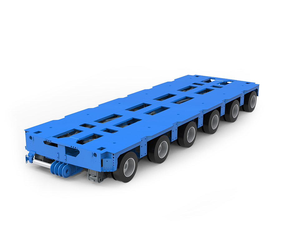 KTG-6 hydraulický nápravový řadový přívěs se 6 nápravami (SPT)